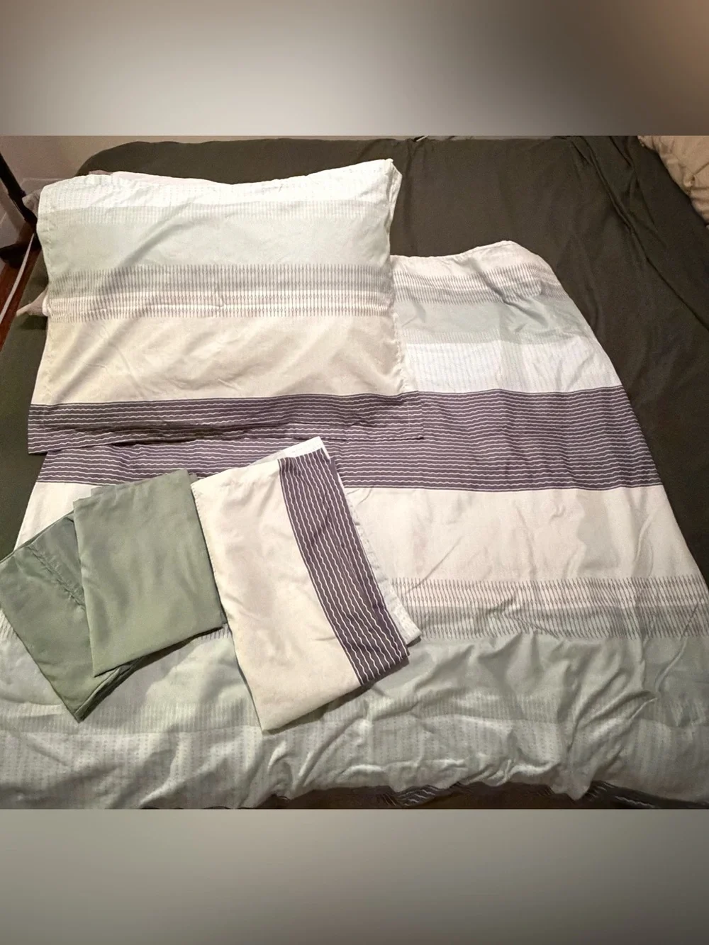 Nanko Queen Duvet Set- 5 Pieces